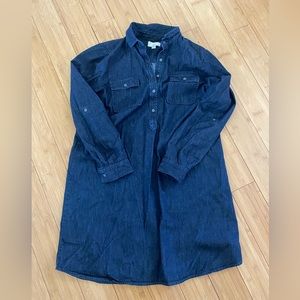 LOFT Maternity Denim shirt dress